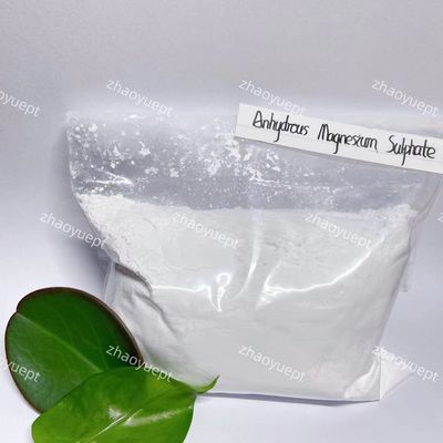 سولفات منیزیم بدون آب صنعتی 98٪ Min MgSO4 پودر سفید
